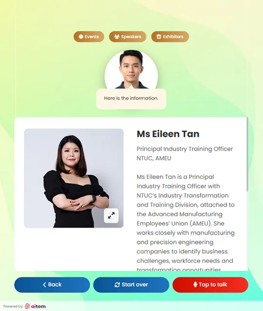 Access Speaker Info