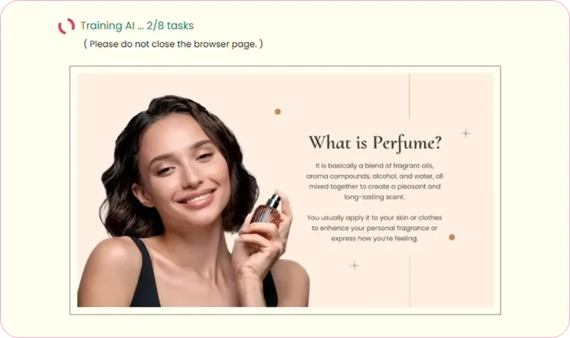 Create AI Trainer from Lesson Slides